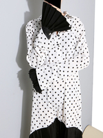 TWOTWINSTYLE plisowane mankiety damskie modne ciuchy akcesoria rozkloszowane rękawiczki Casual eleganckie nowe 2022 3